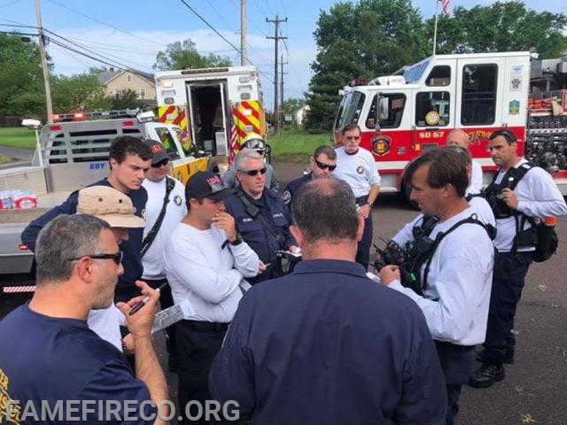 Incident briefing to Chester County USAR from Montgomery County USAR Task Force Leader. May 30, 2019