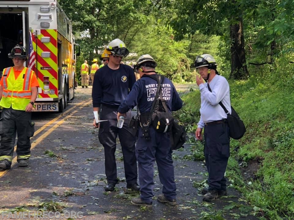 Chester County USAR Search Team prepares to go to work.