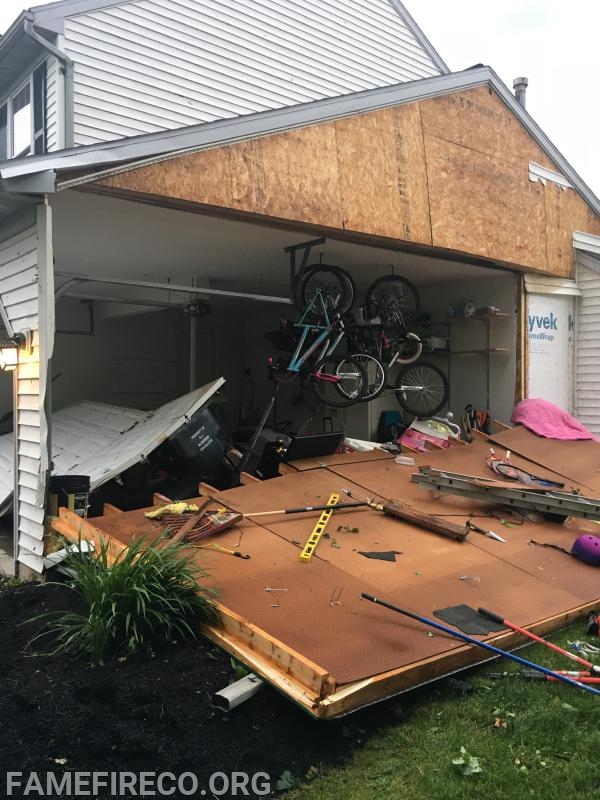 Aftermath of tornado touchdown in Caenarvon Twp (Berks County)-Morgantown, PA