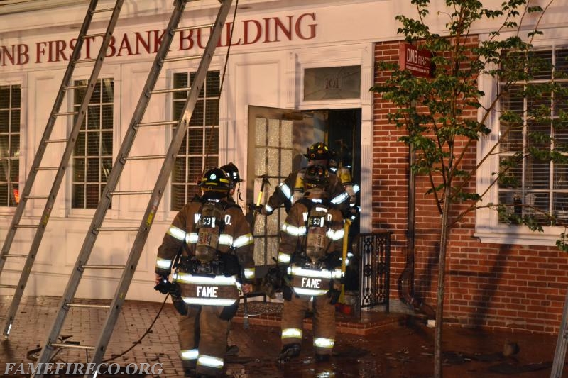 Fame Firefighters going back in to fight the fire on N. Church Street.

June 2015